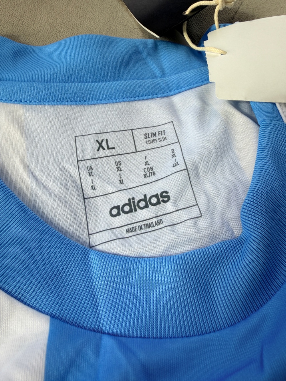 NEW MESSI Argentina 2024 ADIDAS JERSEY Home Football Soccer #10 100%AUTHENTIC - Picture 7 of 11